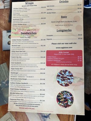 Menu photo 2 Bj's Pizza & Subs Eastpoint, FL Menu photo 2 Bj's Pizza & Subs Eastpoint, FL