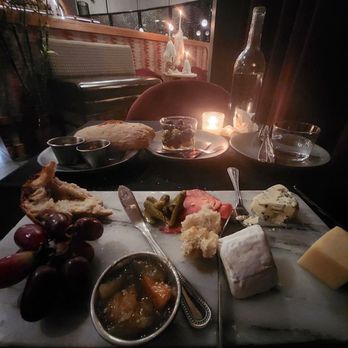 LeTour - The cheese plate is discounted half off during happy hour - French Near Me - Evanston, Illinois