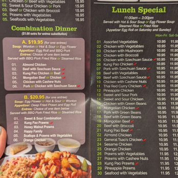 Peking Garden - Combo lunch and dinner menu - Chinese Near Me - Sumner, Washington Peking Garden - Combo lunch and dinner menu - Chinese Near Me - Sumner, Washington