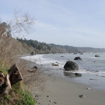 Axel Lindgren Memorial Trail - Bottom of the trail - Hiking Near Me - Trinidad, California Axel Lindgren Memorial Trail - Bottom of the trail - Hiking Near Me - Trinidad, California