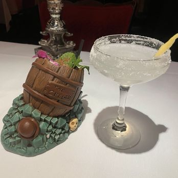 The Cellar Restaurant - Tiki drink and lemon drop - French Near Me - Fullerton, California The Cellar Restaurant - Tiki drink and lemon drop - French Near Me - Fullerton, California