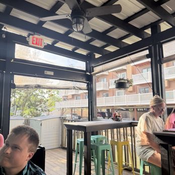 Shotti's Point - Ocean City - View from our table, right next to a dock - Pizza Near Me - Ocean City, Maryland