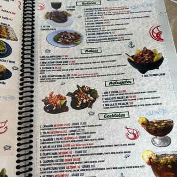 Aguachiles - Menu - Seafood Near Me - San Antonio, Texas