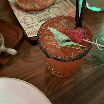 Gaucho Grill - Strawberry basil margarita best margarita I've ever had and the chicken and cheese empanadas so flavorful so delicious - Argentine Near Me - Temecula, California