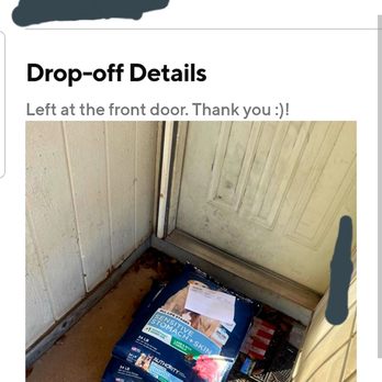 PetSmart - My pet smart delivery  After requesting not to block my front door - Pet Training Near Me - Tempe, Arizona