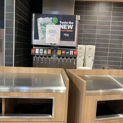 McDonald's - Can't get at the soda machines since u can't dine in