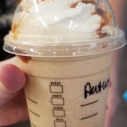 Starbucks - Crisp apple macchiato frappuccino