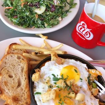 Eats - Ordered the Spicy Tomato Skillet and Kale Quinoa Salad - perfect combo! Worth the one-hour wait. Service was great as well. - American Near Me - San Francisco, California