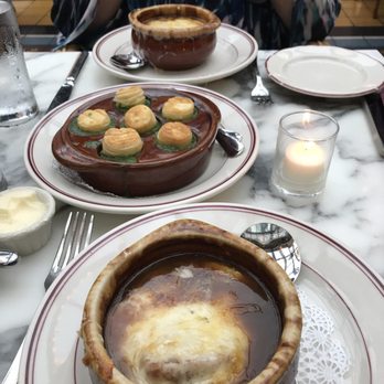 Le Diplomate - Escargot and Onion Soup - Brasseries Near Me - Washington, DC, District of Columbia