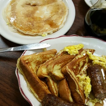 Spring Cafe - The food was ok, wasn't a fan of the sourdough pancakes but my frenchtoast wad good. My wife didn't like her cheeseeggs - Breakfast & Brunch Near Me - Raleigh, North Carolina