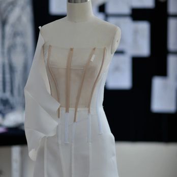 Bespokely Bridal - Watching the making of corseted gown - Bridal Near Me - Ossining, New York
