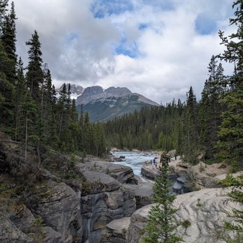 Athabasca Falls - 8:30am on 7/6/2025 - Hiking Near Me - Jasper, Alberta