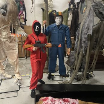 Kreepy Halloween - Squid Game inspired jumpsuit and DIY mask sold here! - Costumes Near Me - Sherman Oaks, California Kreepy Halloween - Squid Game inspired jumpsuit and DIY mask sold here! - Costumes Near Me - Sherman Oaks, California