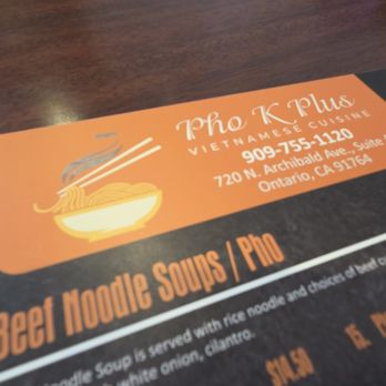 Pho K Plus - Noodles Near Me - Ontario, California Pho K Plus - Noodles Near Me - Ontario, California