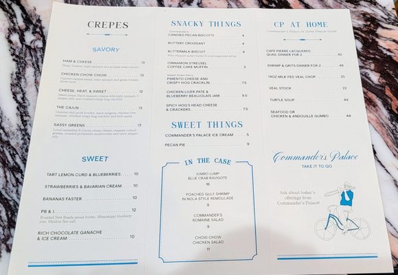 Menu photo 8 Le Petit Bleu New Orleans, LA