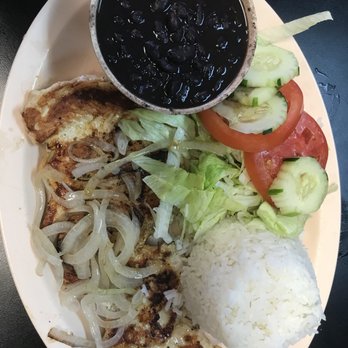 Playa Cafe - Grilled chicken, rice, black beans and salad. You can sub in other sides. - Cuban Near Me - Miami Beach, Florida Playa Cafe - Grilled chicken, rice, black beans and salad. You can sub in other sides. - Cuban Near Me - Miami Beach, Florida