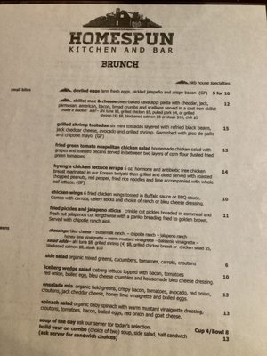 Menu photo 7 Homespun Kitchen And Bar Dripping Springs, TX Menu photo 7 Homespun Kitchen And Bar Dripping Springs, TX