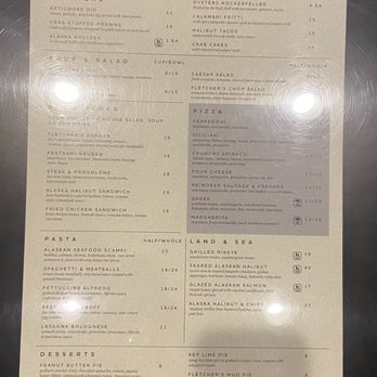 Fletcher's - Menu - New American Near Me - Anchorage, Alaska