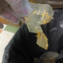 THIS WAS STUCK ON A SANDWICH FROM THIS LOCATION THIS WAS STUCK ON A SANDWICH FROM THIS LOCATION