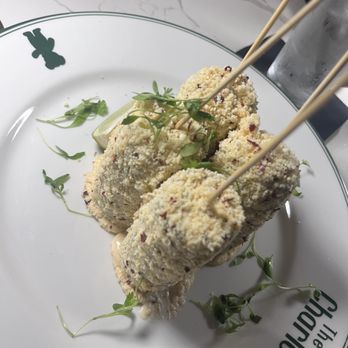 The Charlotte American Bistro - Charred Elote On The Cob - Bars Near Me - Dallas, Texas