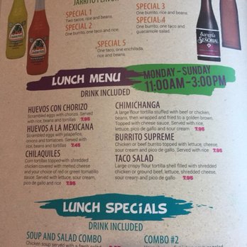 Cielo Blue - Lunch Menu - Mexican Near Me - Marietta, Georgia Cielo Blue - Lunch Menu - Mexican Near Me - Marietta, Georgia