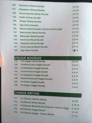 Menu photo 4 Everest Hakka House Etobicoke, ON