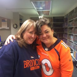 Westminster Dental Arts - Teresa and Michelle showing their bronco pride