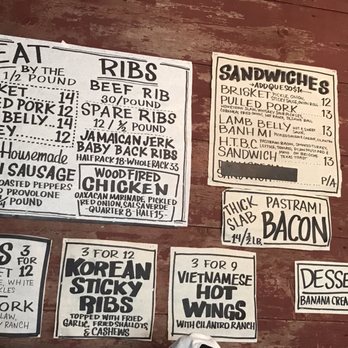 Hometown Bar-B-Que - Menu - 9/4/2017 - Barbeque Near Me - Brooklyn, New York