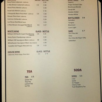 Basil Ginger - Menu - Sushi Bars Near Me - Wasilla, Alaska