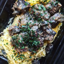 A Clean Slate - Beef Stroganoff / Spaghetti Squash