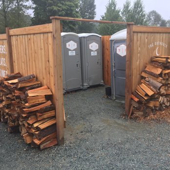 Field House Brewing - Fenced outhouse area~ - Brewpubs Near Me - Abbotsford, British Columbia