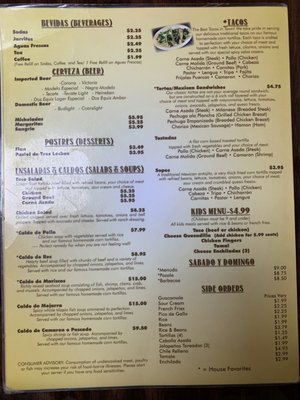 Menu photo 5 Taqueria My Ranchito Ocala, FL Menu photo 5 Taqueria My Ranchito Ocala, FL