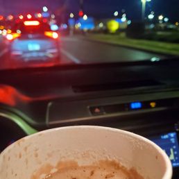 Hot chocolate not filled the entire way.