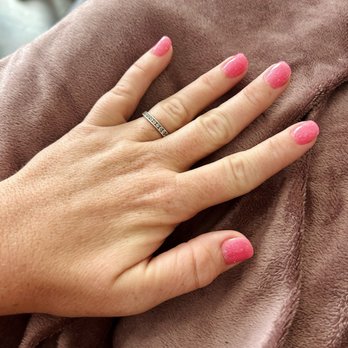 Upscale Nails & Spa - Round , look at the growth! - Nail Salons Near Me - Thornton, Colorado