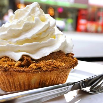 Peaked Pies - Apple Crumble Pie ($6.95) with whipped cream ($0.75). Total is $7.70. - Australian Near Me - Vancouver, British Columbia Peaked Pies - Apple Crumble Pie ($6.95) with whipped cream ($0.75). Total is $7.70. - Australian Near Me - Vancouver, British Columbia