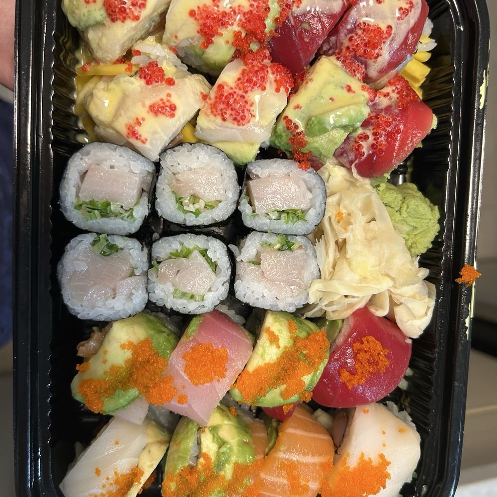Rainbow Roll Yellowtail Roll Mango Tuna Roll Rainbow Roll Yellowtail Roll Mango Tuna Roll