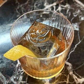 Mileta - Smoked Peach Old Fashioned - Seafood Near Me - Lexington, Kentucky Mileta - Smoked Peach Old Fashioned - Seafood Near Me - Lexington, Kentucky