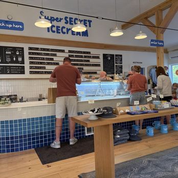 Super Secret Ice Cream - I had blueberry basil today but I thought about trying a lot of the flavors... tough decision! - Ice Cream & Frozen Yogurt Near Me - Bethlehem, New Hampshire Super Secret Ice Cream - I had blueberry basil today but I thought about trying a lot of the flavors... tough decision! - Ice Cream & Frozen Yogurt Near Me - Bethlehem, New Hampshire