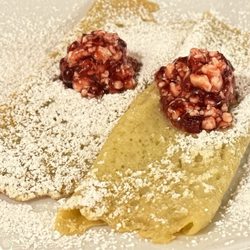 Elmer's Restaurant - Lingonberry crepes