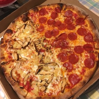 Tutti Gusti - Half pep and chicken and pineapple. - Italian Near Me - Baltimore, Maryland