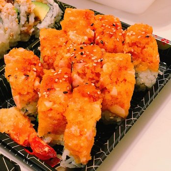 Rollian - a plate of sushi with shrimp and avocado - Japanese Near Me - Toronto, Ontario Rollian - a plate of sushi with shrimp and avocado - Japanese Near Me - Toronto, Ontario