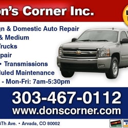 Don's Corner - Don's Corner Advertisment