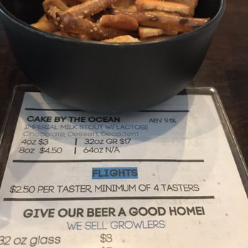 Seaward Brewing - Complimentary pub snacks and flight pricin - Breweries Near Me - Ventura, California