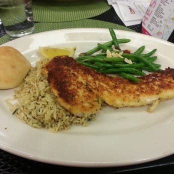 Chester's Kitchen and Bar - Parmesan Crusted Walleye - would definitely order this again! - New American Near Me - Rochester, Minnesota