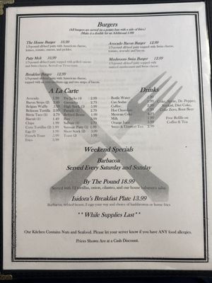 Menu photo 1 Isidora's Family Kitchen Harlingen, TX