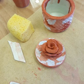 Alternative Support Pottery Studio - After glaze has been applied - Art Classes Near Me - Aurora, Colorado