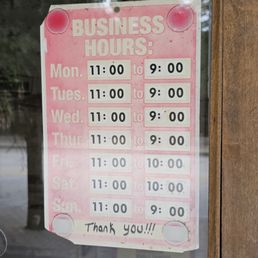 Business Hours Business Hours