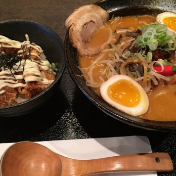 Ramen Isshin - Redd Dragon Miso Ramen ($15.90) with a Karaage Don ($3.90) - Ramen Near Me - Toronto, Ontario Ramen Isshin - Redd Dragon Miso Ramen ($15.90) with a Karaage Don ($3.90) - Ramen Near Me - Toronto, Ontario