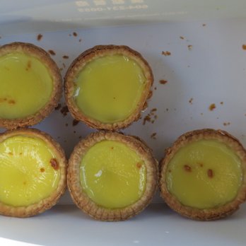 Lido Restaurant - Egg tarts...minus one - Hong Kong Style Cafe Near Me - Richmond, British Columbia