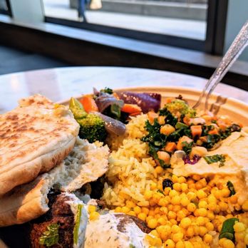 Roti - Rice bowl - Mediterranean Near Me - Chicago, Illinois Roti - Rice bowl - Mediterranean Near Me - Chicago, Illinois